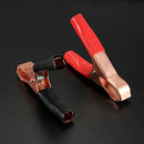 2Pcs Alligator Clip Battery Test Lead Clips 50A Red + Black 80mm