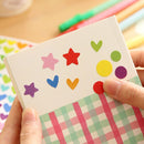 6 Sheet Colorful Rainbow Sticker Diary Planner Journal  Albums Photo