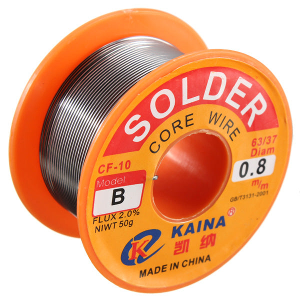 63/37 0.8mm Tin Lead Rosin Core Flux Solder Soldering Welding Iron Wire Reel