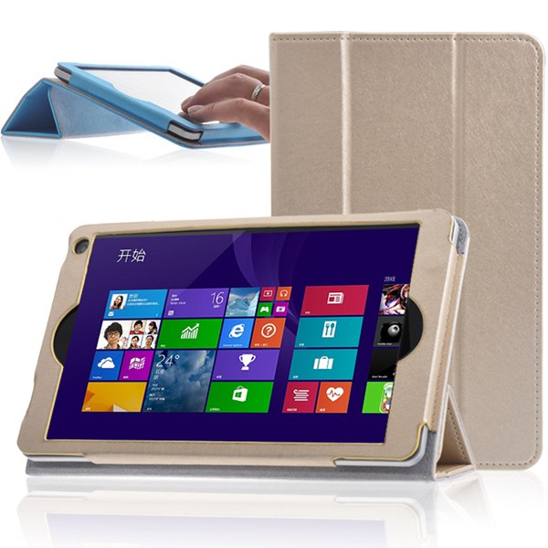 Tri-fold Folio PU Leather Stand Case Cover For  ALLDOCUBE CUBE IWORK 8 Tablet