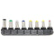 8Pcs Universal Notebook Laptop PC laptop AC DC Power Adapter Charger Tips Set