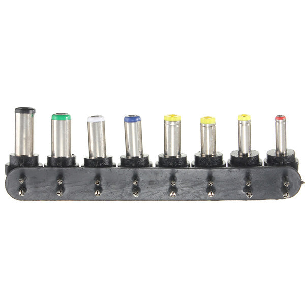 8Pcs Universal Notebook Laptop PC laptop AC DC Power Adapter Charger Tips Set
