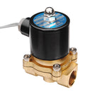 Brass DC 24V 1/2inch Electric Water Air Fuels Gas Solenoid Valve