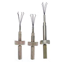DANIU 3pcs Stainless Steel Cross Lock Pick Set Locksmith Tools