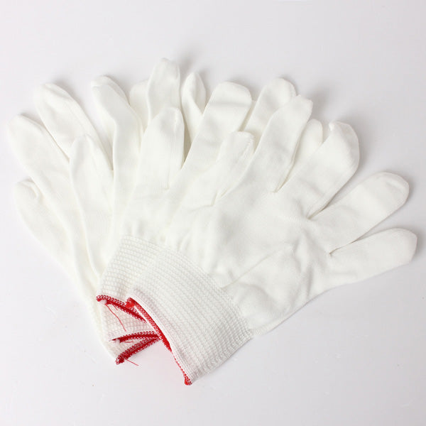 2 Pairs Anti Static Nylon Work Glove Grip Durable Knit Working Safety Gloves