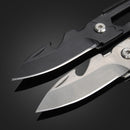 12cm Multifunction Mini Folding Knives Charms Keychain Gift Tool