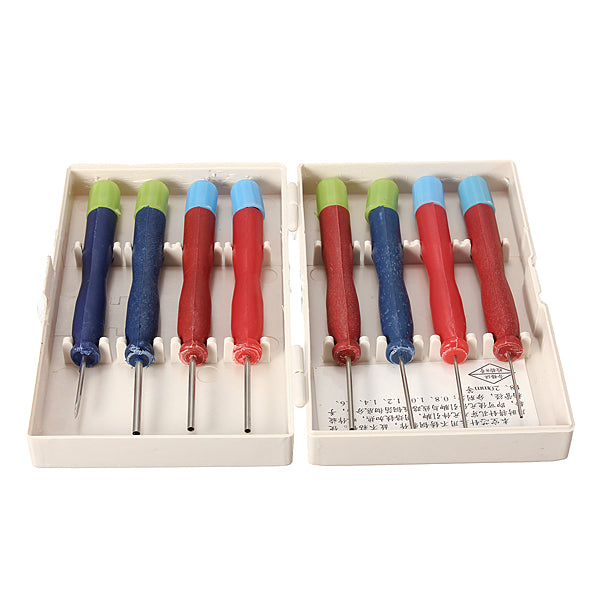 8Pcs Stainless Steel Hollow Needles Core Desoldering Tool Set