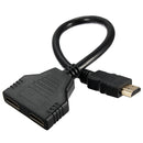 HD Male to 2 HD Female 1 in 2 out Splitter Adapter Connector Cable