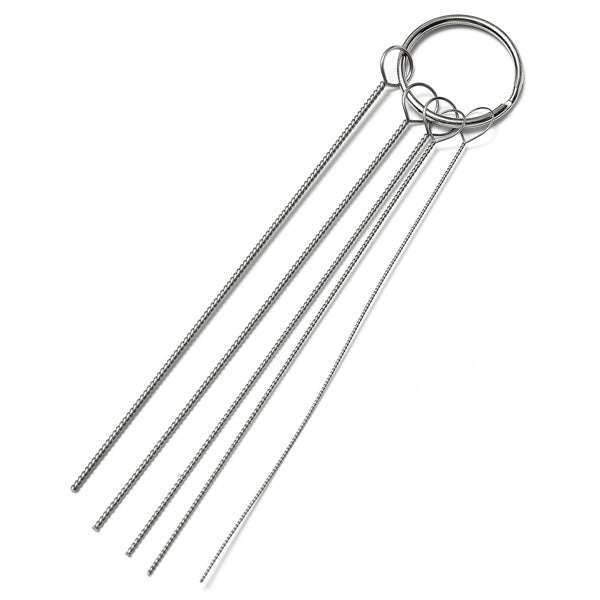 11pcs Airbrush Nozzle Cleaning Repair Tool Kit Needle & Brush Set