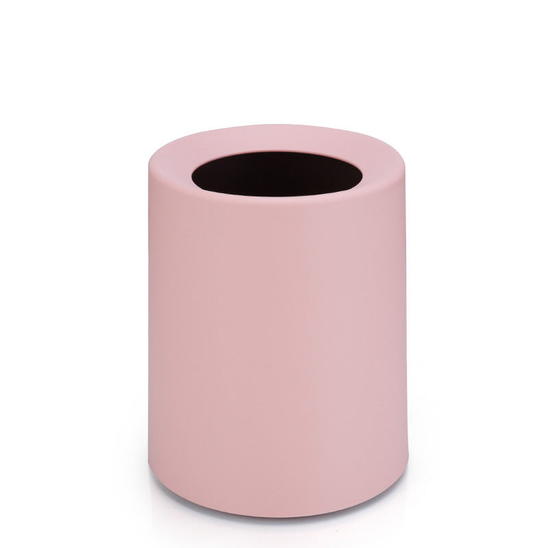 8L Home Living Room Bedroom Uncovered Trash Can Frosted ABS Bag