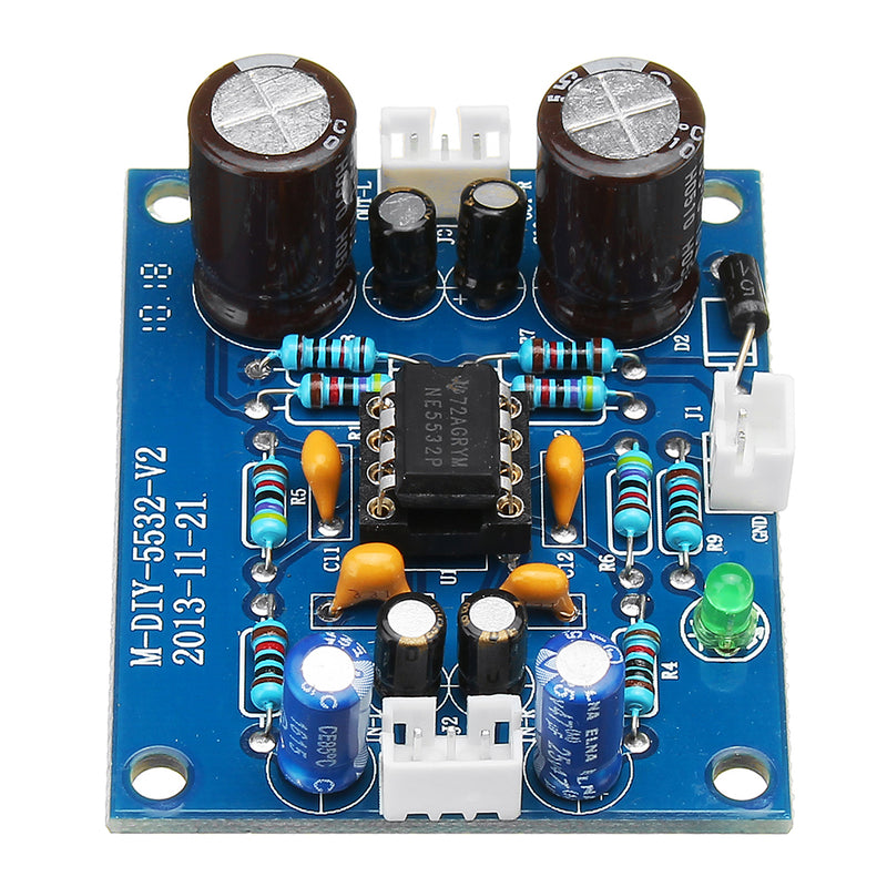 3pcs NE5532 DC 12-35V Amplifier Board OP-AMP HIFI Preamplifier Signal bluetooth Amplifier Board