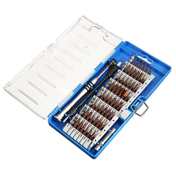 KCASA 60Pcs Multi-function Mini Screwdriver Screw Set Hardware Watch Jewelry Electronic Repair Combination Tools Kit
