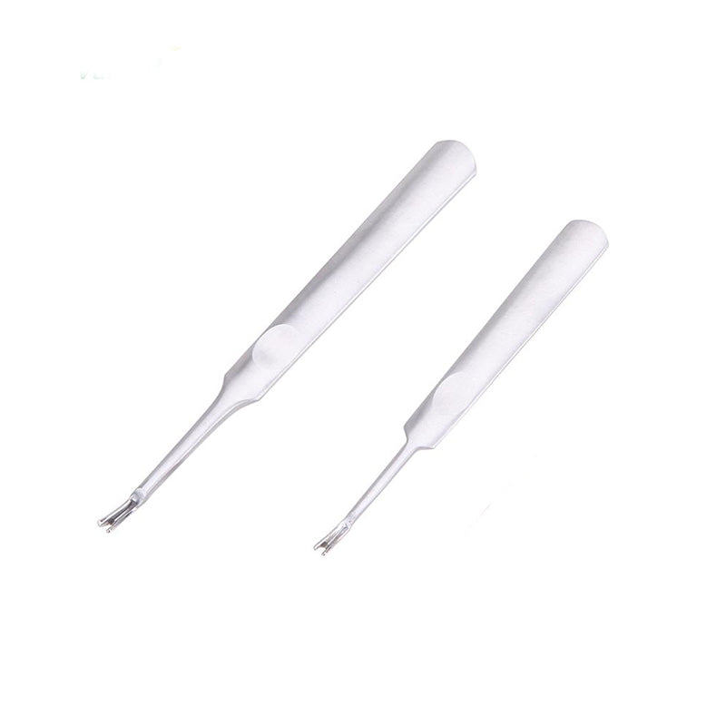 Honana Stainless Steel U or V Shape 2 Optional Size Stitching Groover Leather Craft Tool
