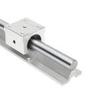 Machifit SBR16 500mm Linear Rail Optical Axis Guide with 2pcs SBR16UU Bearing Blocks CNC Parts