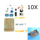 10Pcs DC12 DIY ICL8038 Function Signal Generator Kit Sine Triangle Square Wave Signal