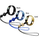 Bakeey Digital Display Polished Temperature Induction Mirror Effect Durable With Lanyard Beads Phone Ring Holder Buckle Decorative Mobile Phone For Xiaomi Mi Note 10/ Xiaomi Redmi Note 8 pro