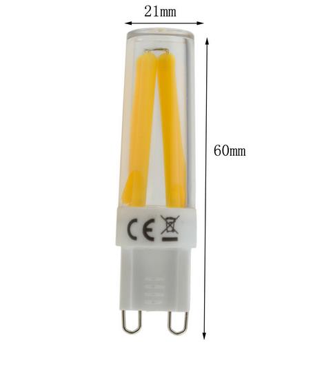 Mini G9 3W COB Pure White Warm White LED  Silicone Crystal Lamp Light AC110V