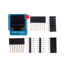 5Pcs Geekcreit 0.66 Inch OLED Shield For WeMos D1 Mini 64X48 IIC I2C Compatible
