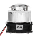 20-100W LED Aluminium Heat Sink Cooling Fan Reflector Bracket 44mm Lens Set