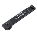 Ulanzi PT-7 Cold Shoe Stand Bracket Vlogging Microphone Flash Light Extension Plate with 1/4 Inch Tripod Screw
