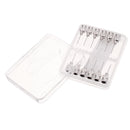 12Pcs/Set 1/2'' Stainless Steel Blunt Tip Dispensing Needle Luer Lock for Syringe Refilling and Measuring Liquid Industrial Glue Applicator