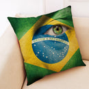 Honana BX National Flag With Eye Pattern Luxury Cushion Cover Throw Pillow Case Pillow Covers