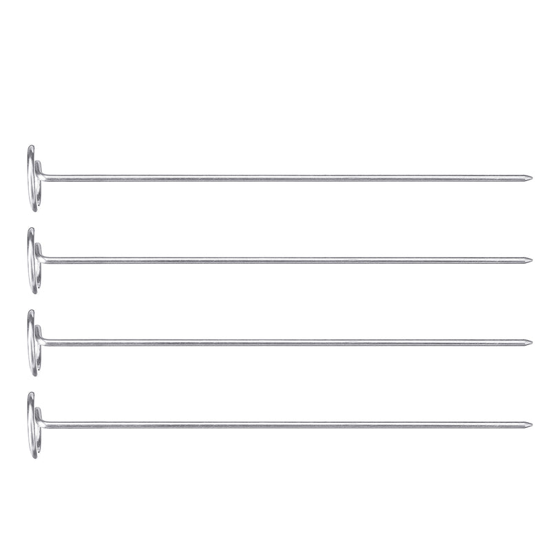 Stainless Steel Air Fryer Baking Tray BBQ Grill Rack w/ Skewers Brush for Cooking Grilling Drying