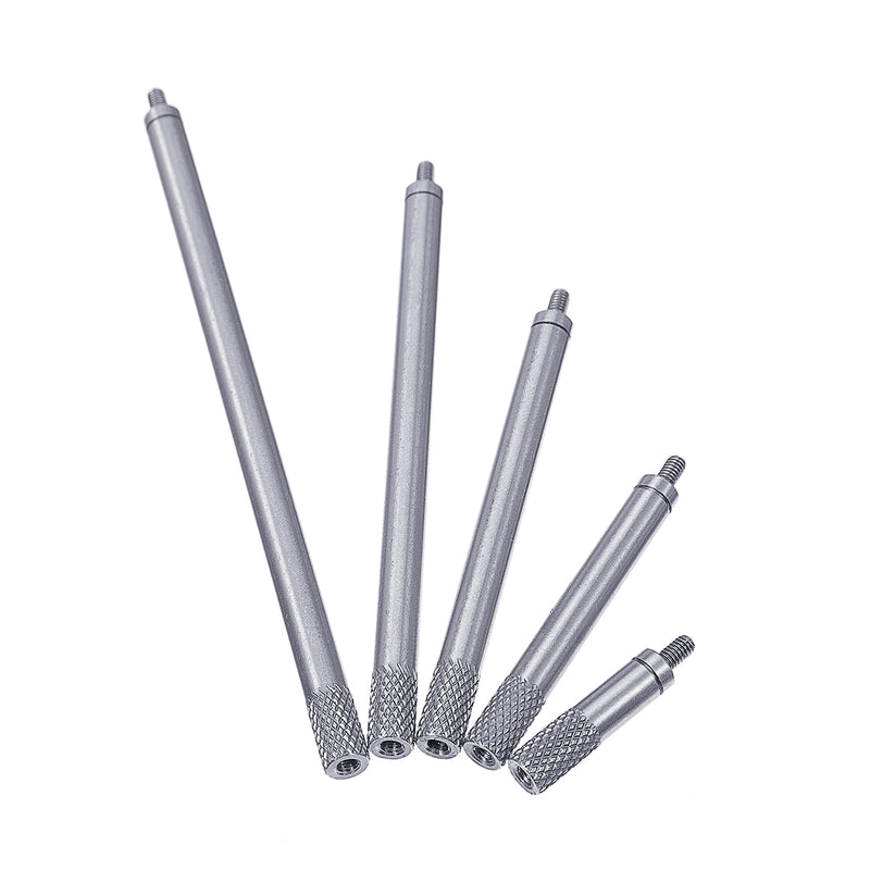 5 Pcs Dial Digital Indicator Depth Gauge Tool Interchangeable Extension Rod M2.5 20 40 60 80 100mm