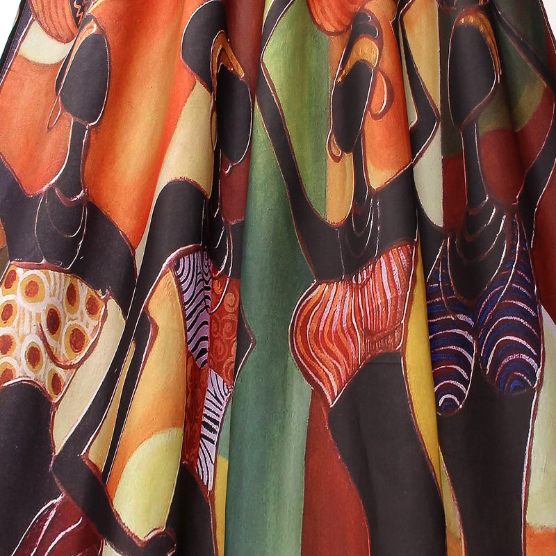 Waterproof Custom Distinctive Cartoon African Woman Bathroom Shower Curtains Home Decor 60''x72''