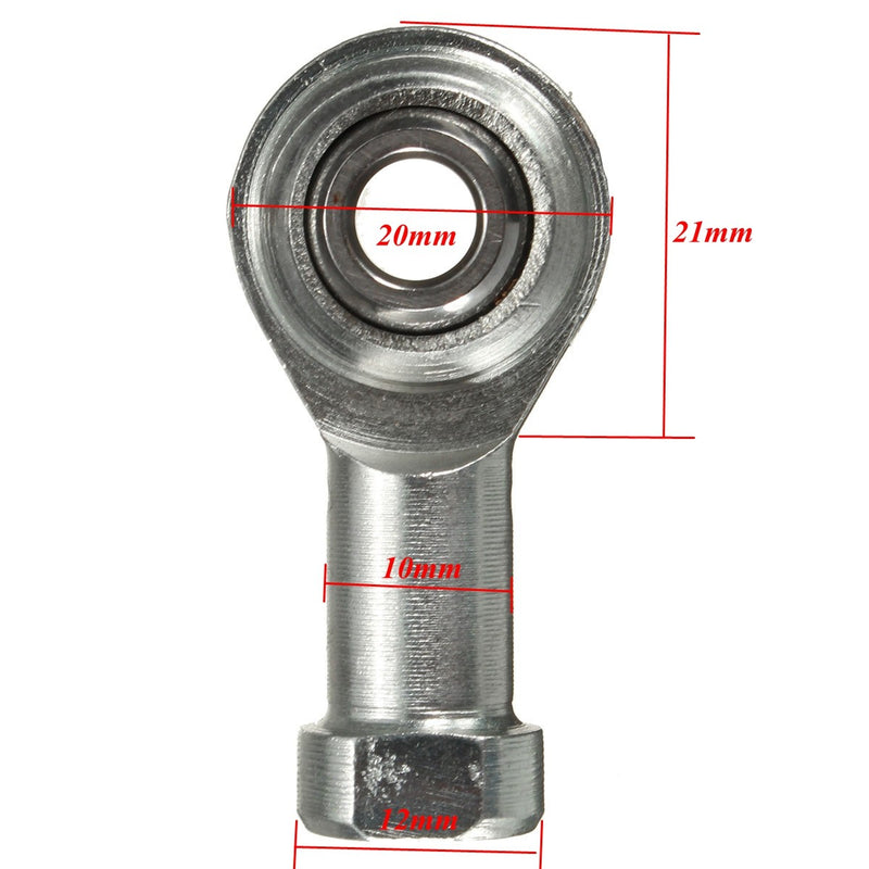 2pcs M6 x 1mm Right Hand Thread Rod End Joint Bearing 6mm Female Thread Joint Ball Bearing