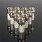 10pcs Silver F-Plug RG6 TV Aerial Coaxial Cable Connectors Adapter