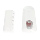 Automatic Toothpaste Dispenser 5 Electric Toothbrush Holder Set Wall Mount Stand White