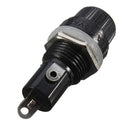 3pcs 10A 15A Fuse Holder Case Chassis Panel Mount For 5 x 20mm Glass Tube