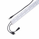 2pcs 550 RGB Non-Waterproof LED Hard Rigid Strip Bar Glow Plant Light with AC Adapter AC85-265V