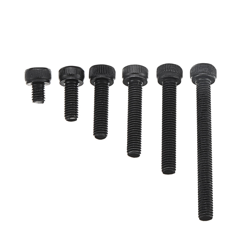 Suleve MXCH8 1080Pcs M2 M3 M4 Hex Socket Cap Head Screw Carbon Steel 12.9 Grade Bolt Nut Assortment Kit 4-30mm