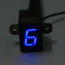6 Speed Digital Gear Indicator Display Shift Lever Sensor Motorcycle Motocross Universal