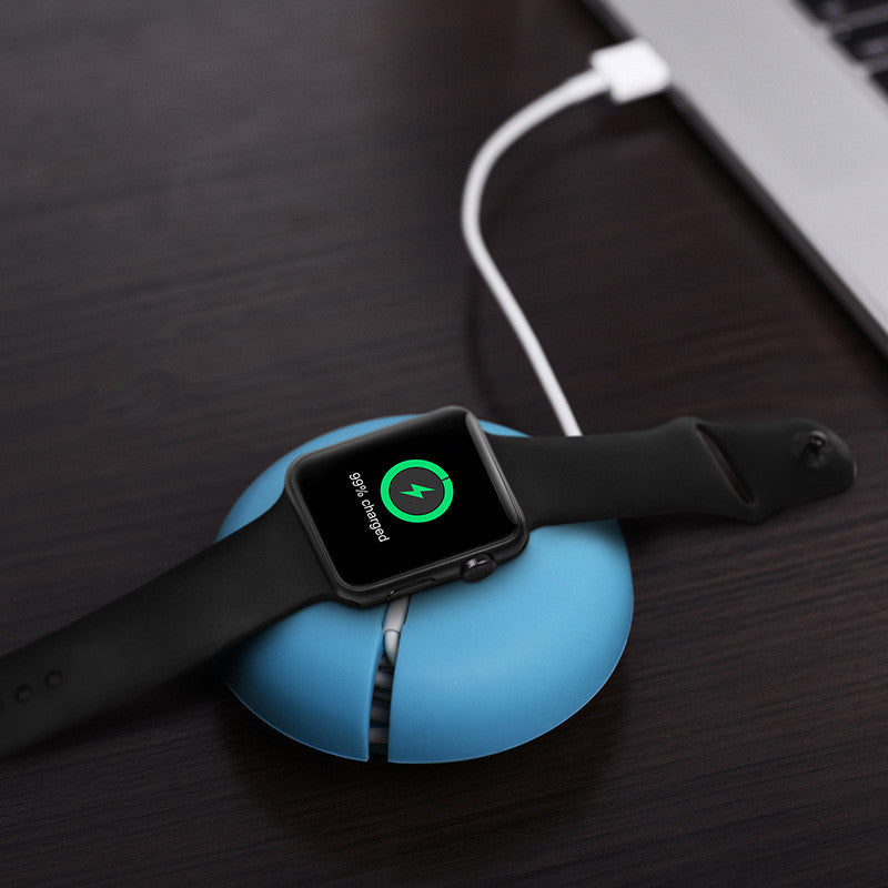 Universal Portable Soft Silicone Charging Dock Holder Mount for Apple Watch iWatch