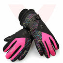 Women Warm Waterproof Ski Gloves Beam Cuff Ski Gloves Waterproof Motorcycle Gloves
