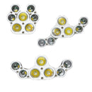 XANES 2500LM 3T6+4XPE 4 Switch Modes USB Charging 90 Rotation Deformation Bicycle Headlamp