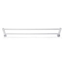 Bathroom Double Towel Holder Rail Rack 2 Bar 60cm Stainless Steel Hanger Wall Mount