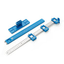 Drillpro Upgrade Inch/mm Drill Guide Sleeve Cabinet Hardware Jig Wood Drilling Dowelling Tool