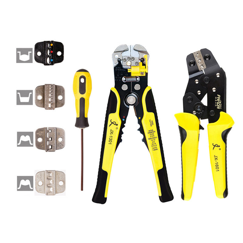 Paron JX-D4301 Multifunctional Ratchet Crimping Tool Wire Strippers Terminals Pliers Kit