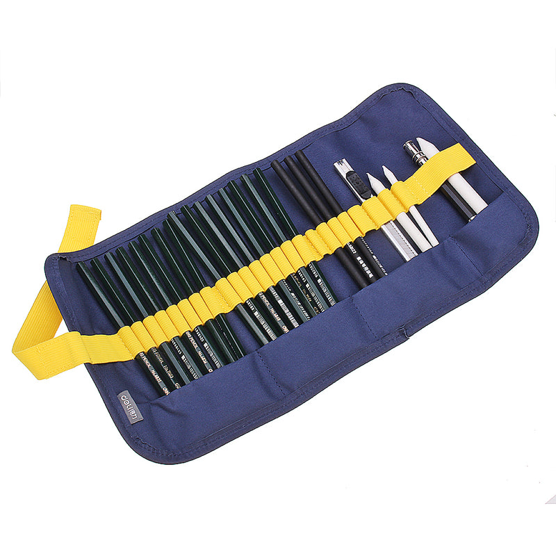 DELI Sketch Tool Set Pencil Eraser Art Supplies for Middle School Students