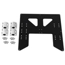 Black/Silver Aluminum Y Carriage Hot Bed Support Plate with Slider for 3D Printer