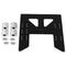 Black/Silver Aluminum Y Carriage Hot Bed Support Plate with Slider for 3D Printer