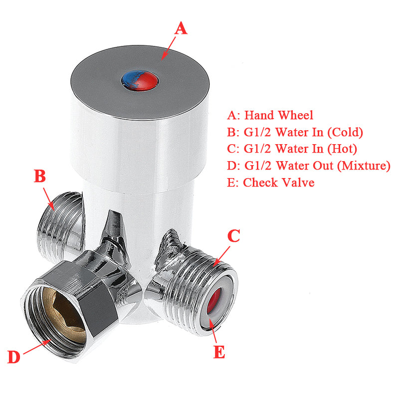 Thermostatic Mixing Valve Temperature Control for Touchless Sensor Water Faucet