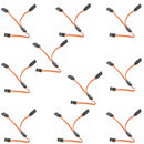 10PCS Amass 30cm Y Servo Cable Lead Splitter For JR Spektrum HITEC