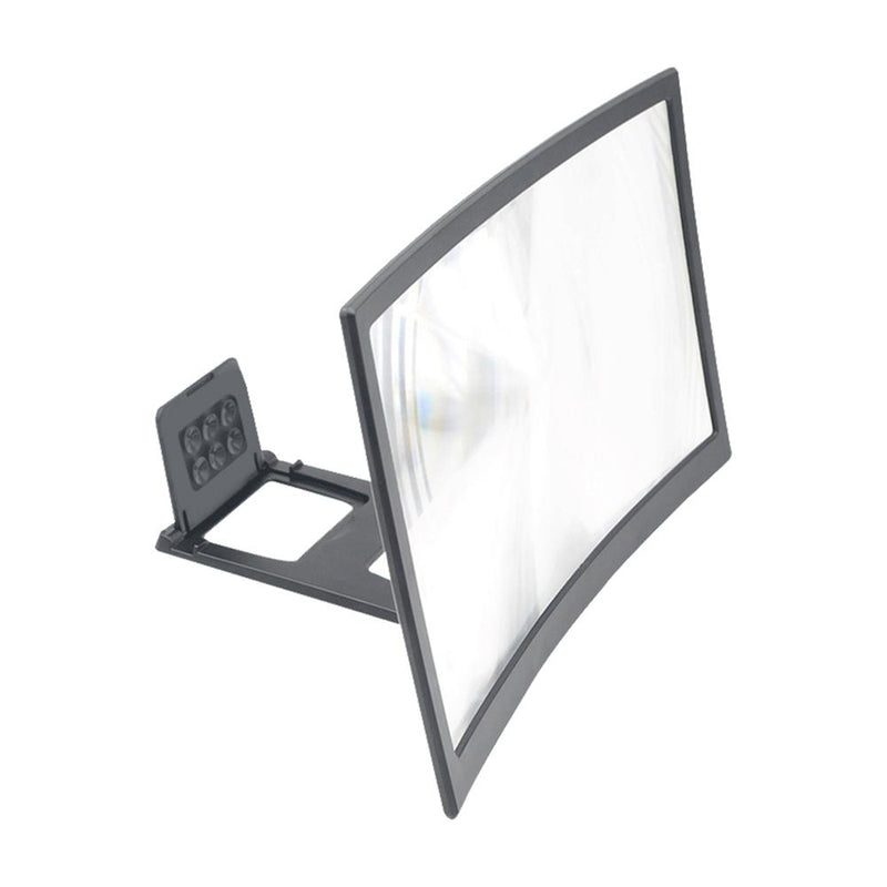 12 Inch Curved 3D HD Phone Screen Magnifier Movie Video Amplifier for Smart Phones Below 6.5 Inch for iPhone for Samsung