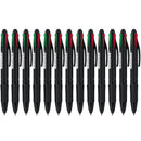 3Pcs Deli 0.7mm 4 in 1 Colorful Ballpoint Pen Multicolor Retractable Ballpoint Pen Office School Use