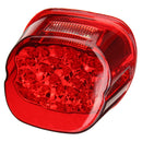 Motorcycle Rear Tail Brake Running Light Lamp For Harley Dyna Fat Boy Sportster Road King Red Cover